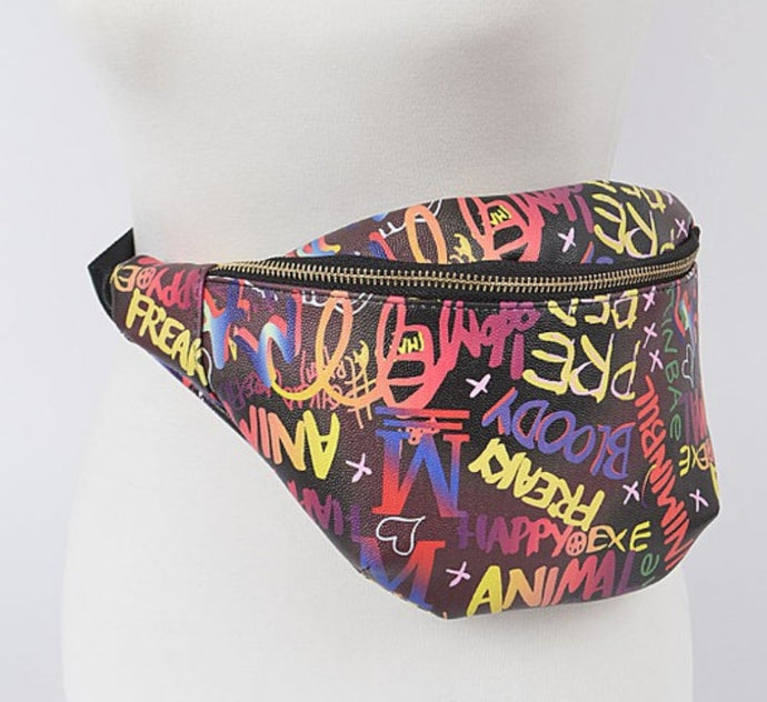 Graffiti Fanny Pack - DTR Online Boutique
